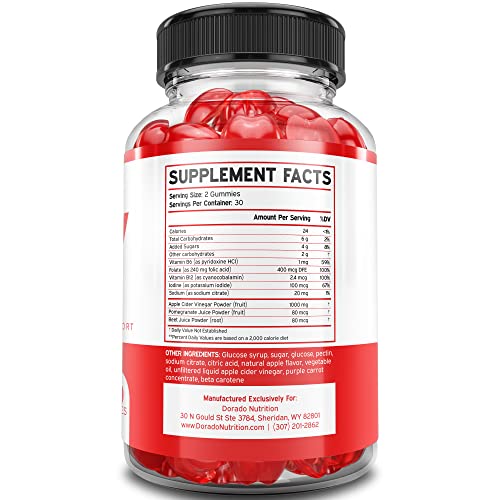 Keto ACV Gummies for Weight Management Advanced Formula (1000mg Per Serving) - Apple Cider Vinegar Gummies - Support Healthy Digestion & Metabolism - Delicious Apple Flavor - ACV 1000mg (60 Gummies) - Image 5